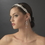 Elegance by Carbonneau HP-8362 Vintage Ribbon Bridal Headband with Rhinestone Accents HP 8362