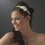 Elegance by Carbonneau HP-8392 Ivory Bridal Headband with Flower Side Accent HP 8392