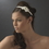 Elegance by Carbonneau HP-8392 Ivory Bridal Headband with Flower Side Accent HP 8392