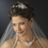 Elegance by Carbonneau HP-8432-S-Clear Silver Clear Swarovski Crystal & Rhinestone Floral Bridal Headband Headpiece 8432