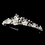 Elegance by Carbonneau HP-9015-S-FW Silver Freshwater Pearl, Swarovski Crystal Bead & Rhinestone Tiara Headpiece 9015