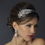 Elegance by Carbonneau HP-951-AS-Clear Antique Silver Crystal Feather Bridal Headpiece Headpiece 951