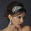 Elegance by Carbonneau HP-951-AS-Clear Antique Silver Crystal Feather Bridal Headpiece Headpiece 951