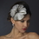 Elegance by Carbonneau HP-954-White White Peacock Feather Side Accented Headband Headpiece 954