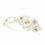 Elegance by Carbonneau HP-9624-S-Ivory Ivory Floral Side Accented Bridal Headband in Silver 9624