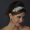 Elegance by Carbonneau HP-963-S-Ivory Silver Ivory Pearl & Crystal Flower Side Accented Headband Headpiece 963