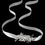 Elegance by Carbonneau HP-9667 Ivory Ribbon Bridal Headband with Rhinestone Pave Flower Side Accent / Bridal Belt 9667