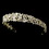 Elegance by Carbonneau HP-9821 Majestic Gold or Silver Clear CZ Bridal Tiara 9821