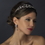 Elegance by Carbonneau HP-9970-AS-DW Antique Silver Diamond White Pearl & Marquise Crystal Side Accented Tiara Headband 9970