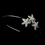 Elegance by Carbonneau HP-9971-AS-Clear Antique Silver Clear Rhinestone Triple Starfish Side Accented Headband Headpiece 9971