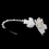 Elegance by Carbonneau HP-C-7589-White Children's White Flower Bow Headband HP C 7589