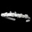 Elegance by Carbonneau HPC-186 Silver and White Pearl Child's Headband HPC 186