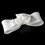 Elegance by Carbonneau HPC-403-W White Pearl Child's Bow HPC 403