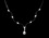 Elegance by Carbonneau N-2701-Silver-Clear Necklace 2701 Silver Clear