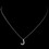 Elegance by Carbonneau N-4407-SS-J "J" Sterling Silver CZ Crystal Initial Necklace 4407