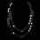 Elegance by Carbonneau N-7987 Silver Gold Pearl 48" Necklace 7987
