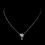 Elegance by Carbonneau N-8117 Necklace 8117 Silver Clear