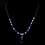 Elegance by Carbonneau N-8354-Blue Necklace 8354 Blue