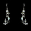 Elegance by Carbonneau N-8383-E-8382-Silver-AB Necklace Earring Set N 8383 E 8382 Silver AB