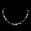 Elegance by Carbonneau N-8751-S-Lt-Amethyst Silver Light Amethyst Pearl w/Clear Crystal Necklace 8751