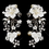 Elegance by Carbonneau NE-1014-Rhodium Rhodium Necklace & Clip On Earring Set 1014