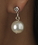 Elegance by Carbonneau NE-1023-Silver-White Necklace Earring Set 1023 Silver White