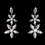 Elegance by Carbonneau NE-1274-Silver-Clear Silver Clear Cubic Zirconia Necklace Earring Set 1274