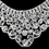 Elegance by Carbonneau NE-13424-S-Clear Silver Clear Rhinestone Necklace & Earrings Set 13424