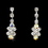 Elegance by Carbonneau NE-3092-Silver-AB Fabulous Silver Clear & AB Rhinestone Necklace & Earring Set 3092