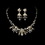 Elegance by Carbonneau NE-6317-Gold Crystal Couture Jewelry Set NE-6317 Gold
