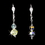 Elegance by Carbonneau NE-7171-Silver-AB Necklace Earring Set 7171 Silver AB