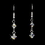 Elegance by Carbonneau NE-7172-Silver-AB Necklace Earring Set 7172 Silver AB