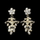 Elegance by Carbonneau NE-7207-Gold Necklace Earring Set 7207 Gold