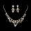 Elegance by Carbonneau NE-7207-Gold Necklace Earring Set 7207 Gold