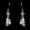 Elegance by Carbonneau NE-7242-White White Necklace Earring Set 7242