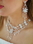 Elegance by Carbonneau NE-7301 Crystal Couture Bridal Jewelry Set NE 7301
