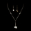 Elegance by Carbonneau NE-8124-GoldBrown Necklace Earring Set 8124 Gold Brown