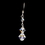 Elegance by Carbonneau NE-8128-Silver-AB Necklace Earring Set NE 8128 Silver AB