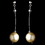 Elegance by Carbonneau NE-8358-Ivory Necklace Earring Set NE 8358 Ivory