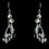 Elegance by Carbonneau NE-8382-Silver-AB Necklace Earring Set NE 8382 Silver AB