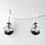 Elegance by Carbonneau NE-8548-Black Black Necklace Earring Set 8548