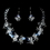 Elegance by Carbonneau NE-8548-Clear Clear Necklace Earring Set 8548