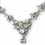 Elegance by Carbonneau NE-9691-S-Clear Silver Clear Necklace & Earrings Jewelry Set 9691