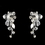 Elegance by Carbonneau NE-9699-S-Clear Silver Clear Crystal & Rhinestone Necklace & Earrings Jewelry Set 9699