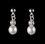Elegance by Carbonneau NE-C-8444-Silver-White Children's Silver White Pearl & Clear Crystal Bead Jewelry Set 8444
