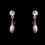 Elegance by Carbonneau NE226lta Light Amethyst Pearl & Swarovski Crystal Jewelry Set NE 226
