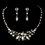 Elegance by Carbonneau NE8234-GoldIvory Gold Pearl Bridal Jewelry Set NE 8234