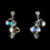 Elegance by Carbonneau NEB-8257-Silver-AB Necklace Earring Bracelet Set 8257 Silver AB