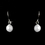 Elegance by Carbonneau NEC-7246-White White Child's Necklace Earring Set 7246