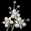 Elegance by Carbonneau Pin-1126-LG-IV Light Gold Ivory Pearl & Rhinestone Hair Pin